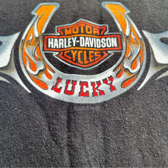 Black Men’s Harley Davidson Motorcycles T-shirt Size XL Used Virginia - Picture 3 of 6